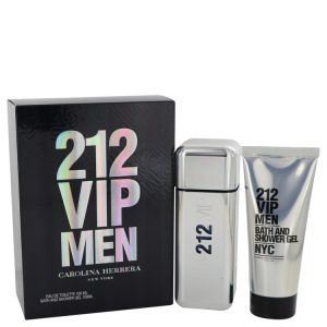 212 Vip by Carolina Herrera Gift Set -- for Men