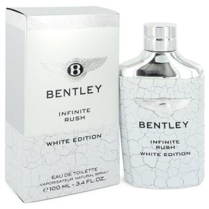 Bentley Infinite Rush by Bentley Eau De Toilette Spray (White Edition) 3.4 oz for Men