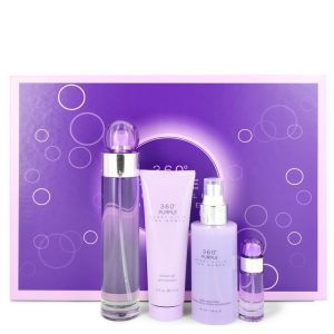 Perry Ellis 360 Purple by Perry Ellis Gift Set -- for Women