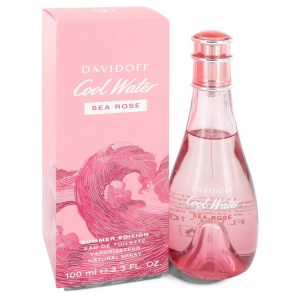 Cool Water Sea Rose by Davidoff Eau De Toilette Spray (2019 Summer Edition) 3.3 oz for Women